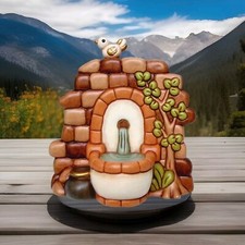 Thun  Fontana con Uccellino Presepe Giubileo Natur. Scatola Originale