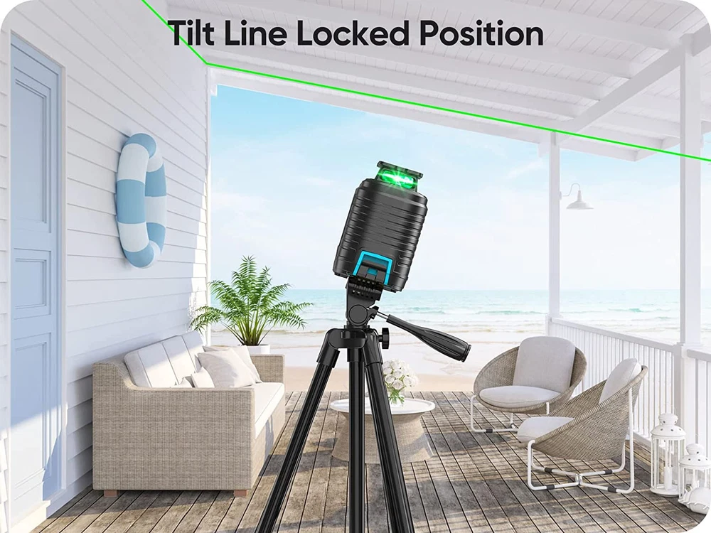 Green Laser Level Self Leveling Horizontal Vertical Tilt Straight Cross Line