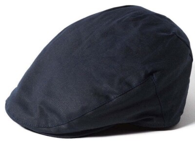 Failsworth Waxed Cotton Flat Cap, Tailored Fit Design