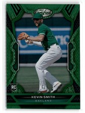 2022 Panini Chronicles Certified Mirror Green Kevin Smith #13 RC Athletics #2/5