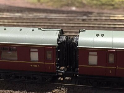 6er Pack n Stärke lms Stanier Reisebusse Balg Korridor Verbinder Graham Farish x10 
