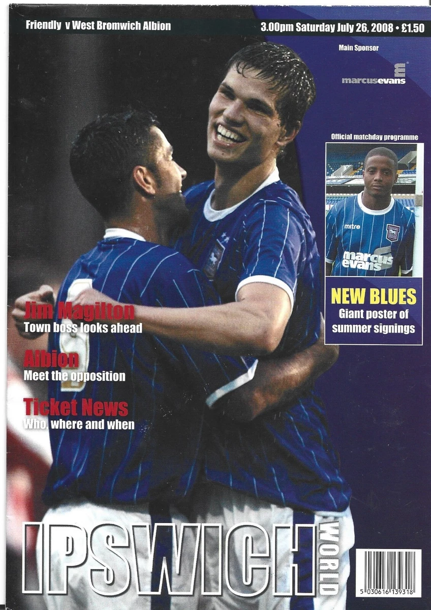 04/08/2001 Billet : Ipswich Town v PSV Eindhoven [Amical