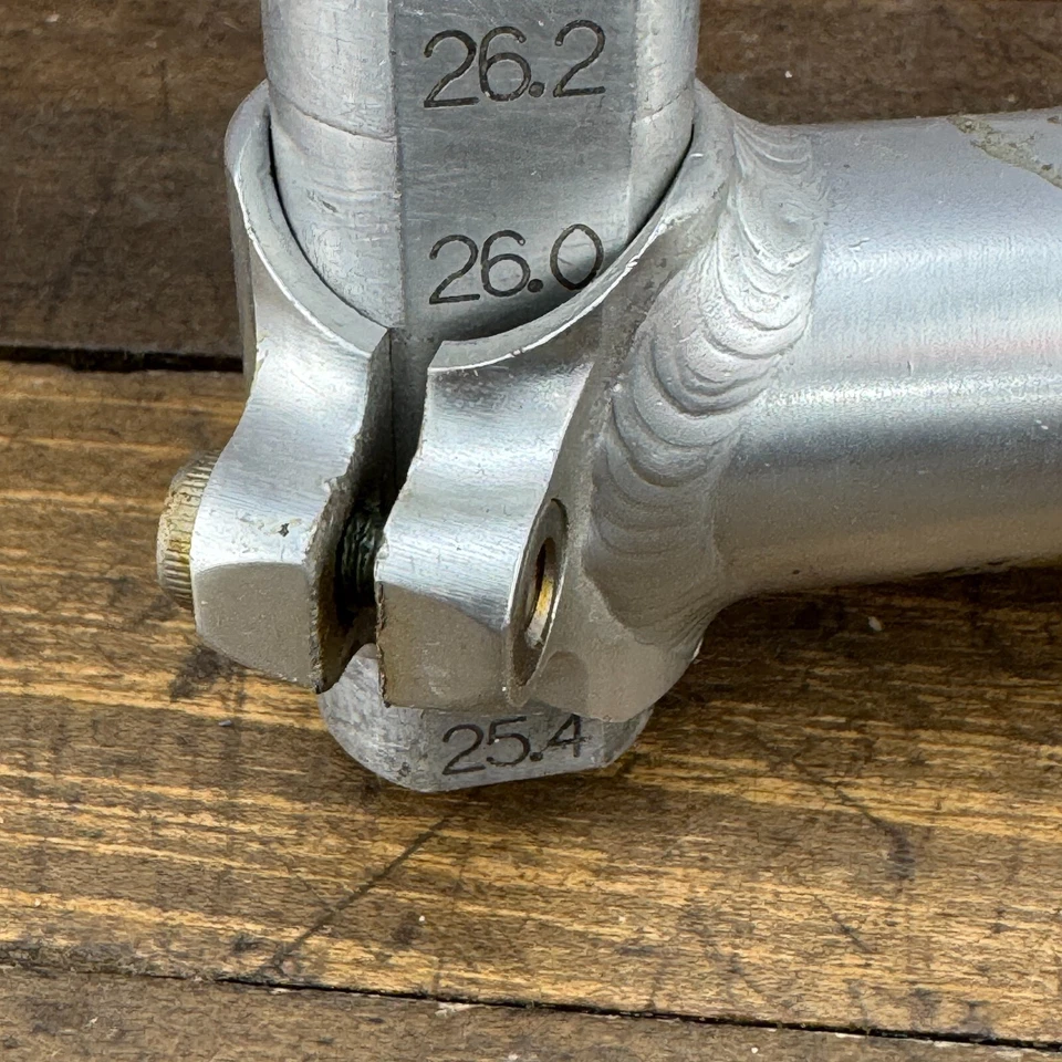 Vintage Control Tech Stem 1 in Threaded Quill 26 mm 130 mm USA Road Race Drop - Image 3 of 4