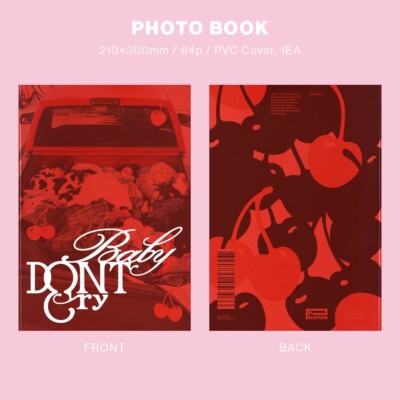 Baby DONT Cry Debut Single Album F Girl Photobook Ver. 64p Book+4p