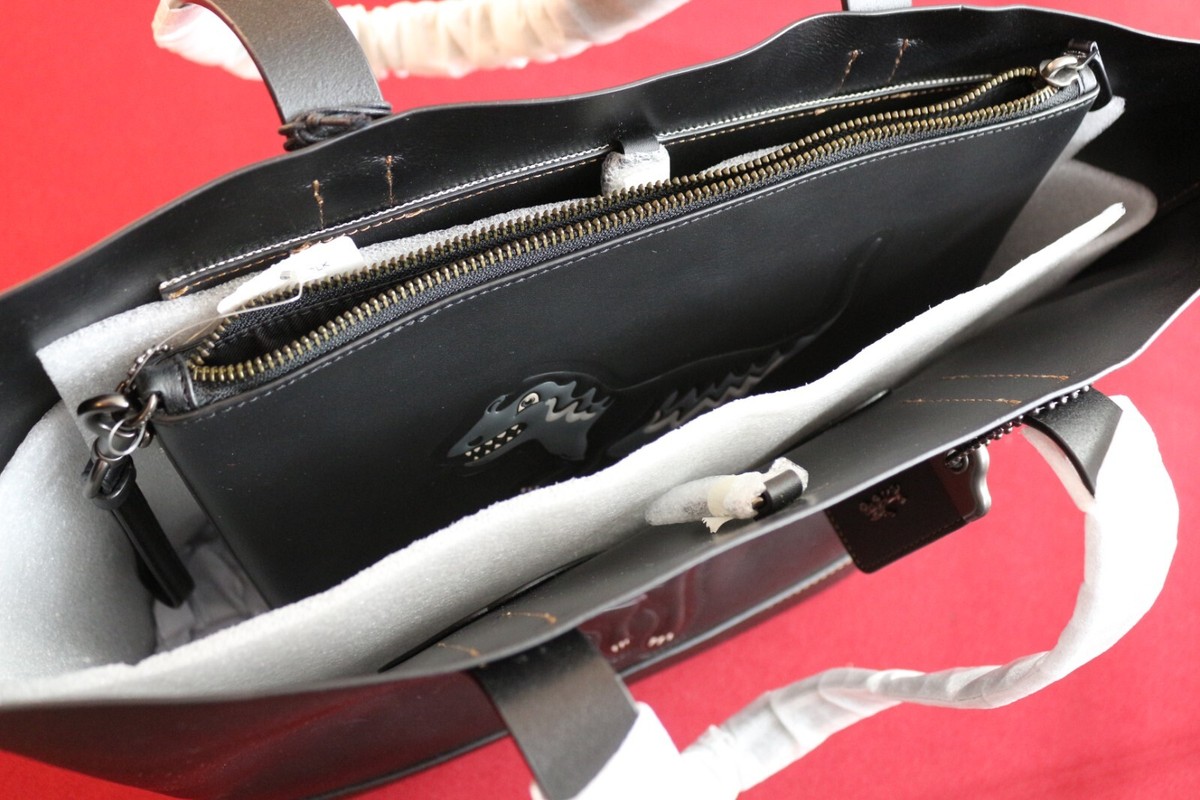 Coach 1941 Gotham Tote Rexy Black Large Leather Carry-All