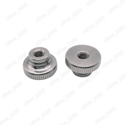 304 Stainless Steel DIN466 Knurled Thumb Nuts With Collar M3 M4 M5 M6 M8 M10