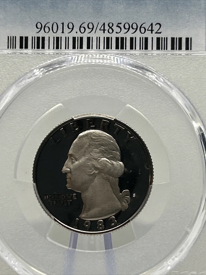 1983-S PF69 Washington Quarter, Deep Cameo PROOF, PCGS PR 69 DCAM✨🇺🇸💯 - Image 2 of 4