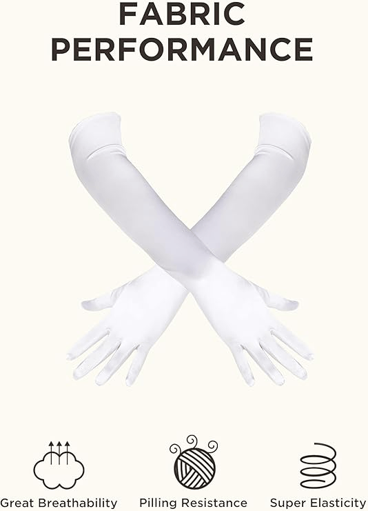6PCS 1920s White Accessories Flapper Great Gatsby Retro 