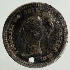 1843 Victoria Three Half Pence 1 1/2 Silver Coin | Collectable Grade