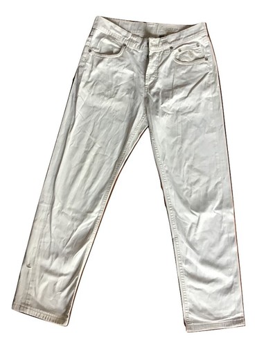 Pantalone da uomo Jeckerson Pantaloni Casual Jeans Slim Bianco Trousers  Size 31 | eBay