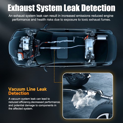 FOXWELL SD203 Kit Detector de Fugas Automotriz EVAP Máquina de Humo Probador de Diagnóstico - Imagen 8 de 20