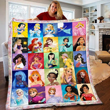 Never Too Old For Beautiful Princess Best Gift For Fans Sofa BLANKET Us Size