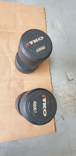 TKO dumbells 48kg Pair Commercial Gym Equipment - Picture 2 of 11