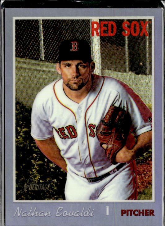 2019 Topps Heritage #THC-568 Nathan Eovaldi Chrome Purple Refractor