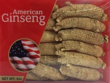 Hand Selected A Grade American Ginseng Root Large Short Size 4 Oz 