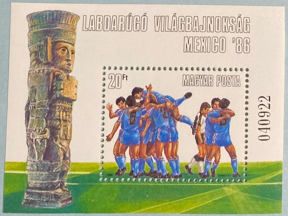 Selos postais magiares da Hungria 1986 livreto 8 P/S, lote de 222 selos 1950-1990 - Imagem 4 de 4