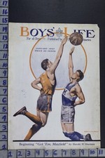 1927 HAROLD ANDERSON BASKETBALL GAME SPORT SHOE JERSEY ORIGINAL COVER ART COV156