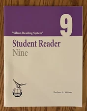 Student Reader Nine 9 Wilson Reading System 2008 3rd Ed. ISBN 9781567780758