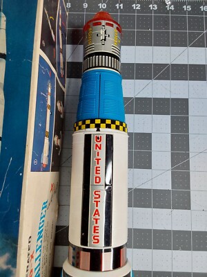 TN Nomura Boxed 1960s Battery Operated Apollo X Moon Challenger