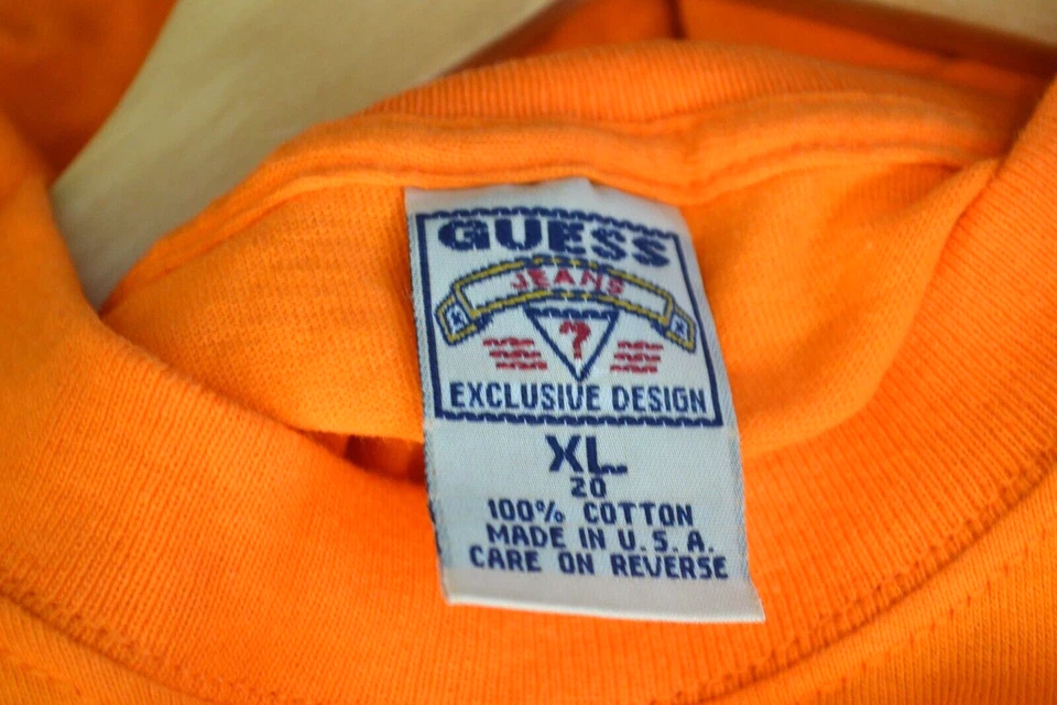 RARE Vintage Guess Jeans USA T Shirt 90s Skate Skateboarding Streetwear XL - Image 3 of 4