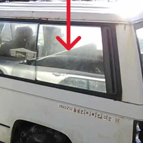 Isuzu Trooper, 2 puertas: 1984, 1985, 1986, 1987, 1988, cuarto de cristal trasero izquierdo Foto 2 de 4