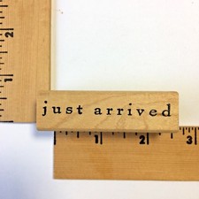 Savvy Rubber Stamp - Baby Just Arrived Printed - NEW