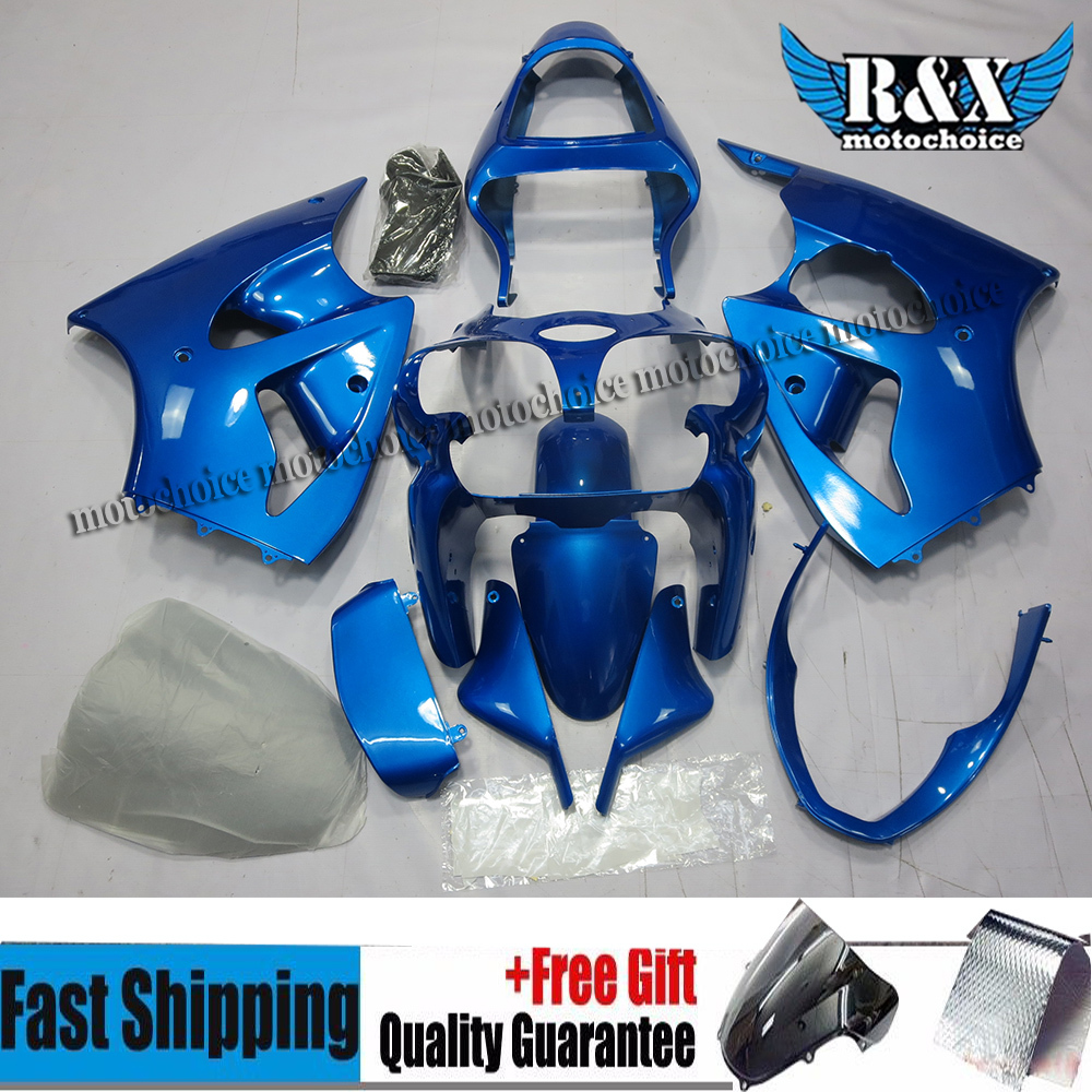 その他 ABS Blue ABS Fairing Kit For Kawasaki Ninja ZX-6R 2000-2002 & ZZR600