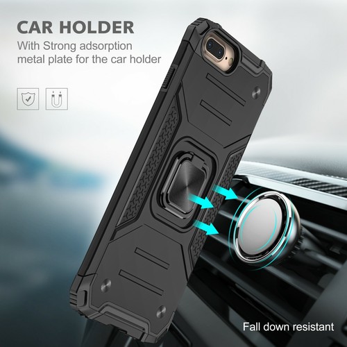 For Apple iPhone 6 7 8 Plus SE 2020 Shockproof Kickstand Ring Bumper Case Cover - Picture 13 of 21