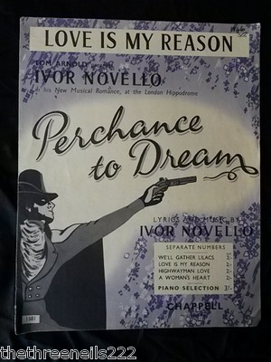 ORIGINAL NOTEN - LOVE IS MY REASON aus PECHANCETO DREAM