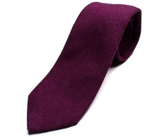 DRAKE'S London tie (DR1AAN-23697-04)Cashmere Solid tie Fuchsia