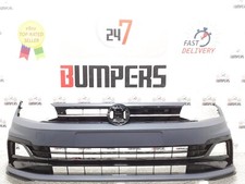 VOLKSWAGEN POLO R LINE MK8 2018-2022 FRONT BUMPER COMPLETE GRILL + TRIMS