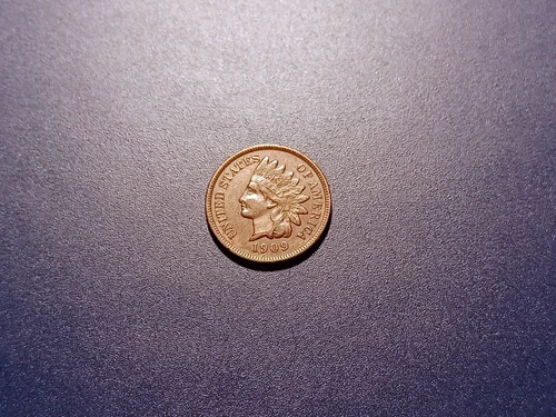 Choice AU 1909-P Indian Head Cent