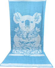 Rare Vtg NWT Beach Towel KOALA Tastemaker by Stevens Made in USA