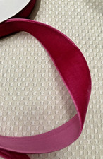 Velvet Ribbon Hot Pink 1 Inch X 10 Yards Single Faced NEW 