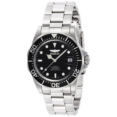 Invicta 8926 Mens Black Dial Automatic Stainless Steel Dive Watch