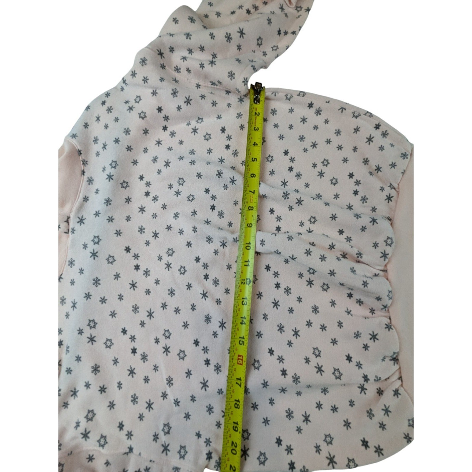 Active Elements Pullover Pink Snowflakes Sweatshi… - image 9