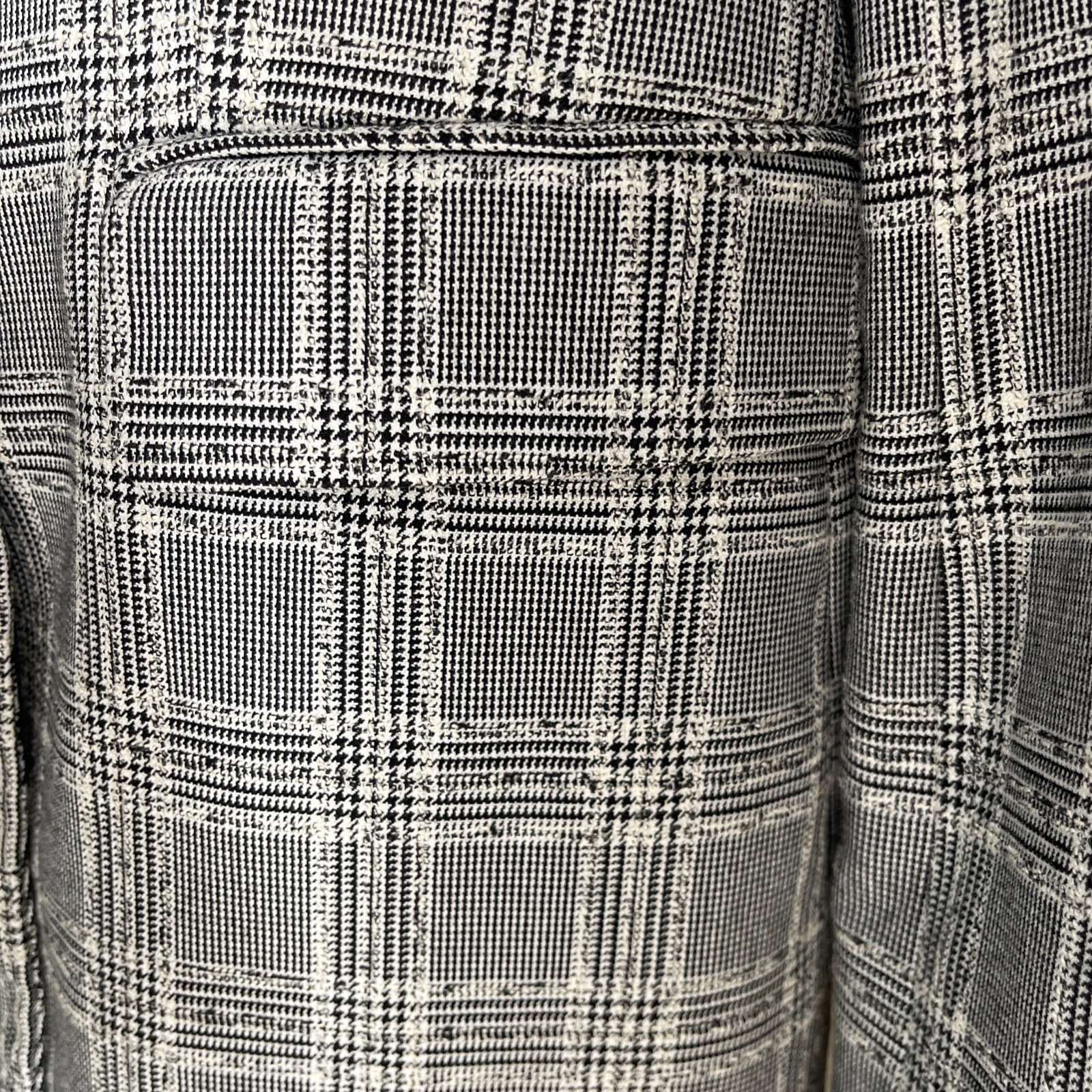 ZARA Double Breasted Textured Checked Blazer Jack… - image 6
