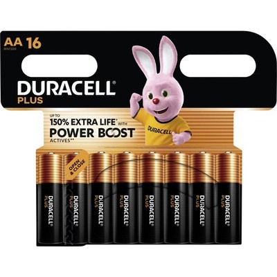 Duracell Plus Power Boost MN1500 Mignon (AA)-Batterie   1.5 V 16 St.