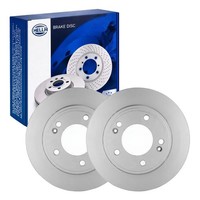 2X Hella Bremsscheiben 262Mm Hinten Passend FüR Hyundai Creta Elantra I30