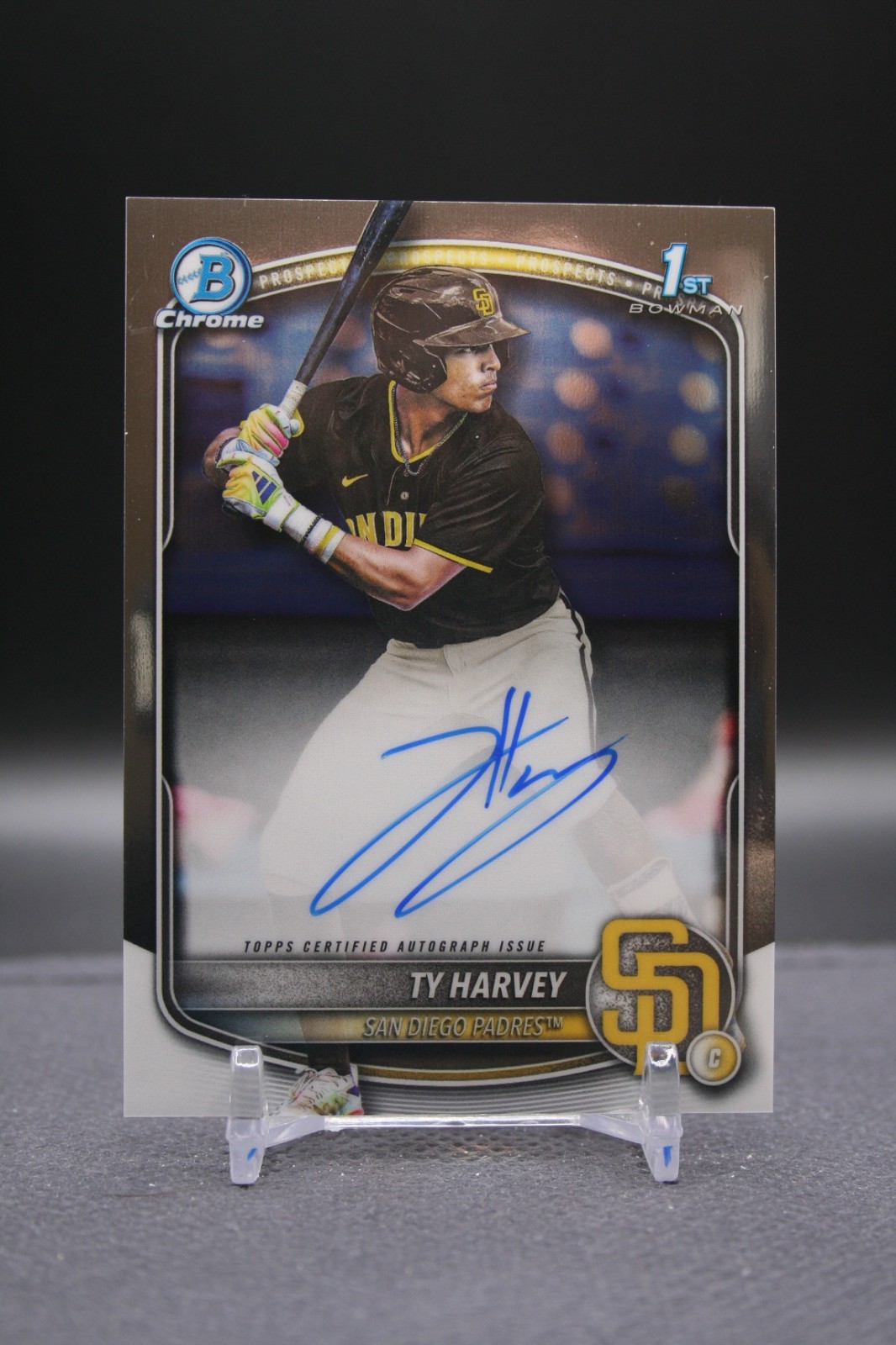 2025 Bowman Draft | Ty Harvey | 1st Bowman Chrome Auto | Padres