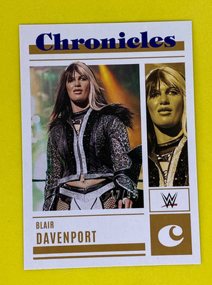 Blair Davenport WWE Panini Chronicles 2023 Numbered Parallel /99 Wrestling Card