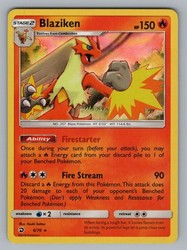 Blaziken 6/70 Holo Rare Dragon Majesty