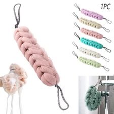 Bath Shower Mesh Back Scrubber Exfoliating Body Brush Wash Nylon Puff Spa