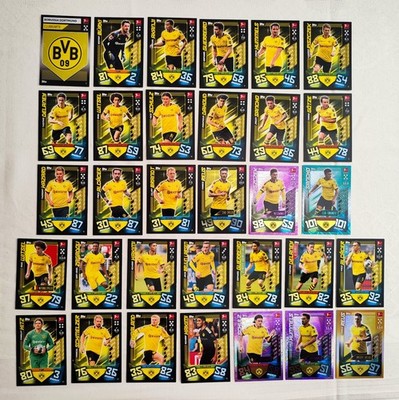 Match Attax Bundesliga 19/20 Borussia Dortmund Team Set 32 Karten 2019/2020