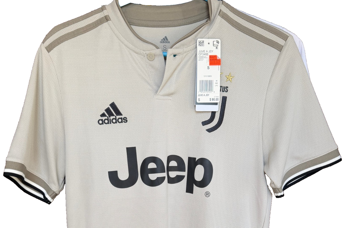 Adidas 2018/19 Juventus Away Soccer Jersey $90 Tags Men's Slim Fit