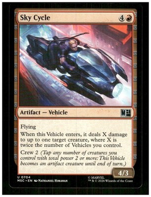 Sky Cycle 704 Uncommon Commander: Marvel Super Heroes Magic: The Gathering NM