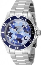 Invicta Pro Diver Blue Camo Series 40mm Model 48570