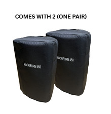 2 One Pair LASE Speakers Slip Padded Covers MACKIE SRM-450 V1, V2, V3 C300