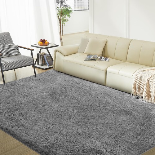Ultra Soft Rug for Living Room, 6X9 Fluffy Shag Area Rug for Bedroom, Modern ... - Picture 9 of 9