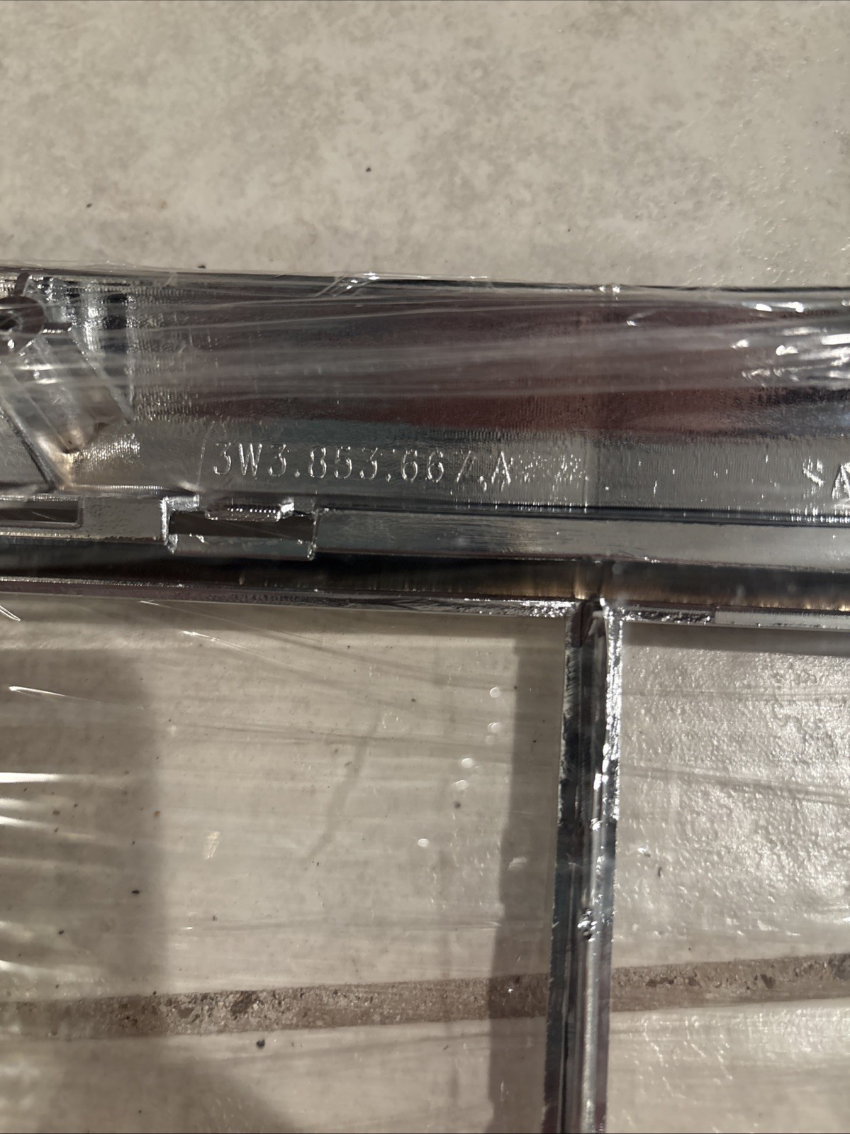 New W DEFECT Radiator Chrome Grill Bentley Continental Gt Gtc  3W3853667A